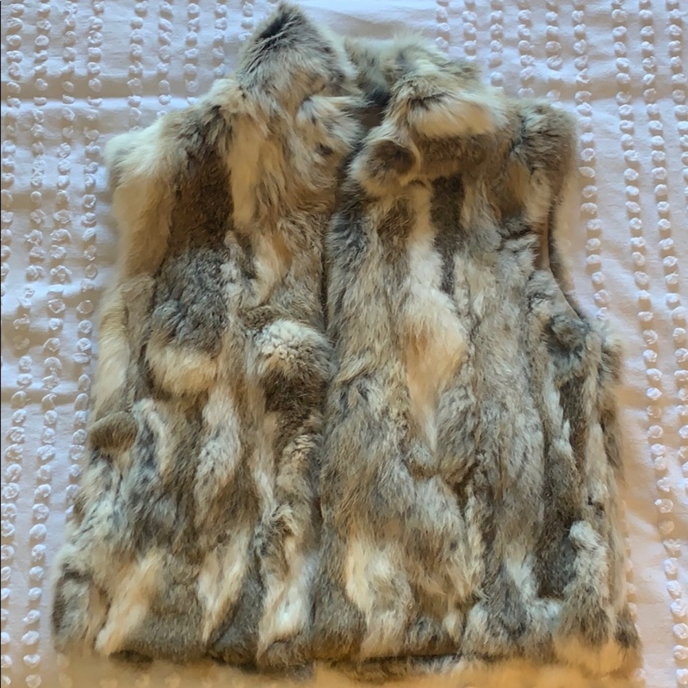 Adrienne Landau Real Fur Vest